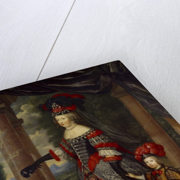 Portrait of Maria Theresa of Austria with Her Son by Pierre Mignard