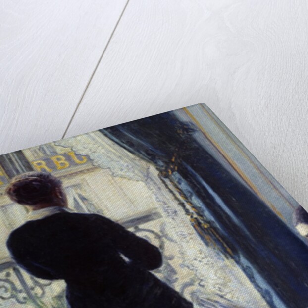 Interior called Woman at the window by Gustave Caillebotte