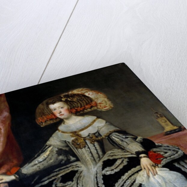 Portrait of Queen Mary-Anne of Austria by Diego Velazquez