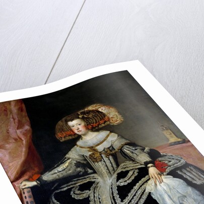 Portrait of Queen Mary-Anne of Austria by Diego Velazquez