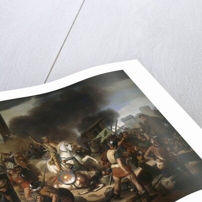 Count Eudes defending Paris against the Normans in 886 by Jean Victor Schnetz