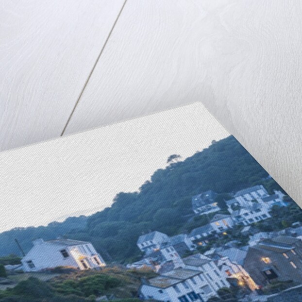 Polperro is a village with beautiful ancient houses along a canal by Anonymous