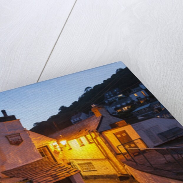 Polperro is a village with beautiful ancient houses along a canal by Anonymous