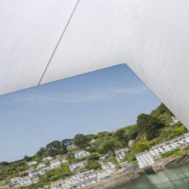 Polperro is a village with beautiful ancient houses along a canal by Anonymous