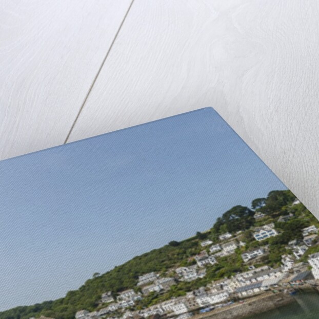 Polperro is a village with beautiful ancient houses along a canal by Anonymous