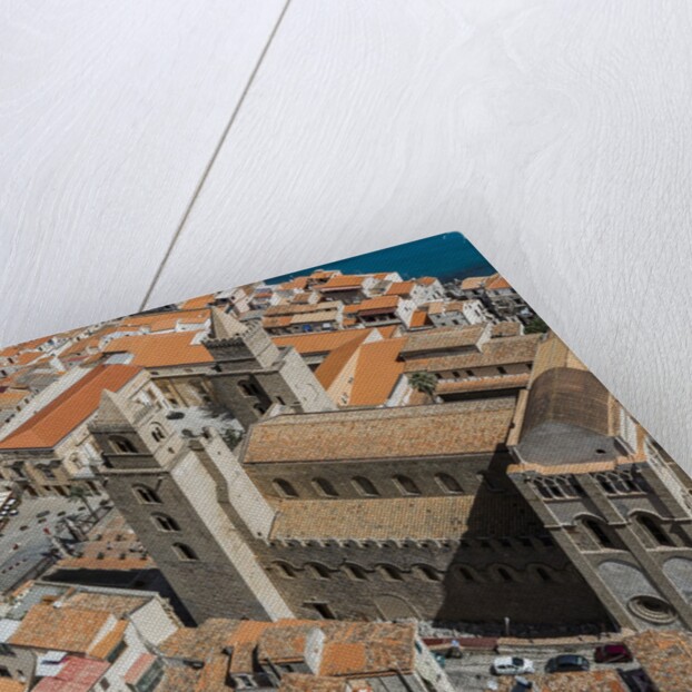 View of the Duomo (Cathedral) from the Rocca (fortress) by Anonymous