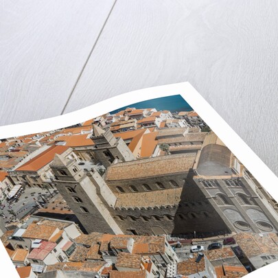 View of the Duomo (Cathedral) from the Rocca (fortress) by Anonymous