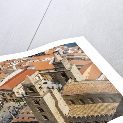 The roofs of old town and the towers of the Duomo (Cathedral) from the Rocca (fortress) by Anonymous