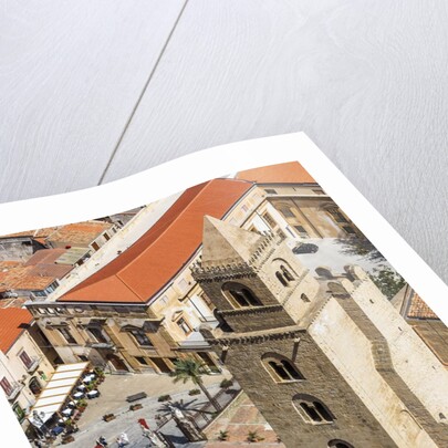 The roofs of old town and one of the towers of the Duomo (Cathedral) from the Rocca (fortress) by Anonymous