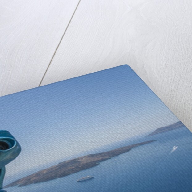 Fira, the main village on the island by Anonymous