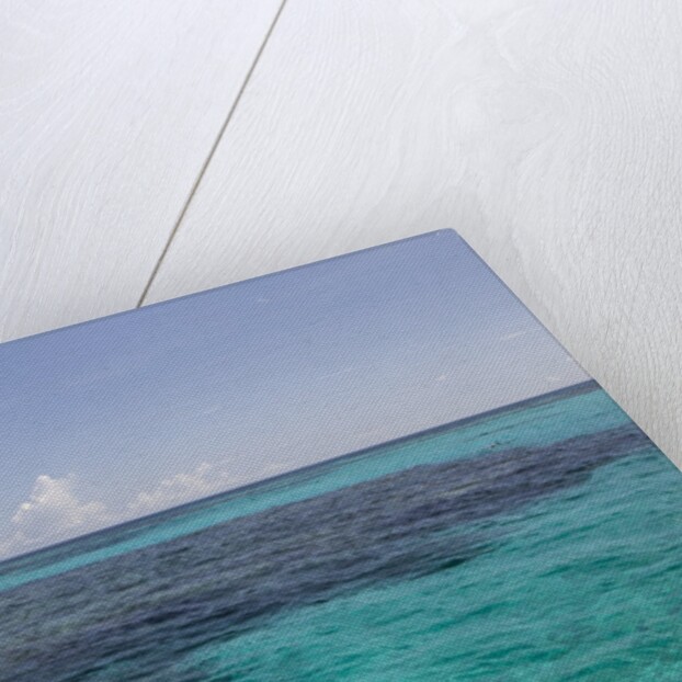 Solitary boat on a big ocean. by Anonymous