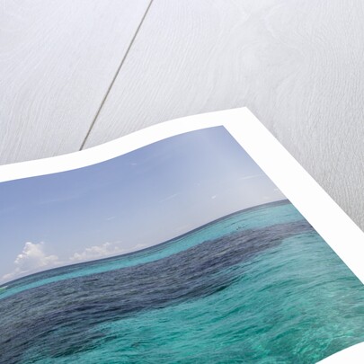 Solitary boat on a big ocean. by Anonymous