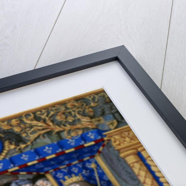 Petrarch presenting his book to King Louis XII of France, by Jean Pichore