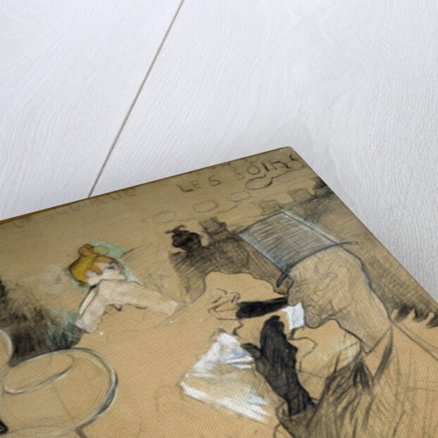 The Moulin Rouge, with La Goulue and Valentin le Desosse by Henri de Toulouse-Lautrec