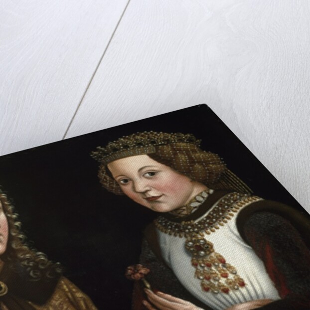 Wedding painting of Ladislaus and Magdalena of Valois by Anonymous
