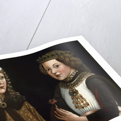 Wedding painting of Ladislaus and Magdalena of Valois by Anonymous