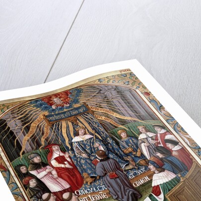 Claude Seyssel offering his book to King Louis XII by Anonymous