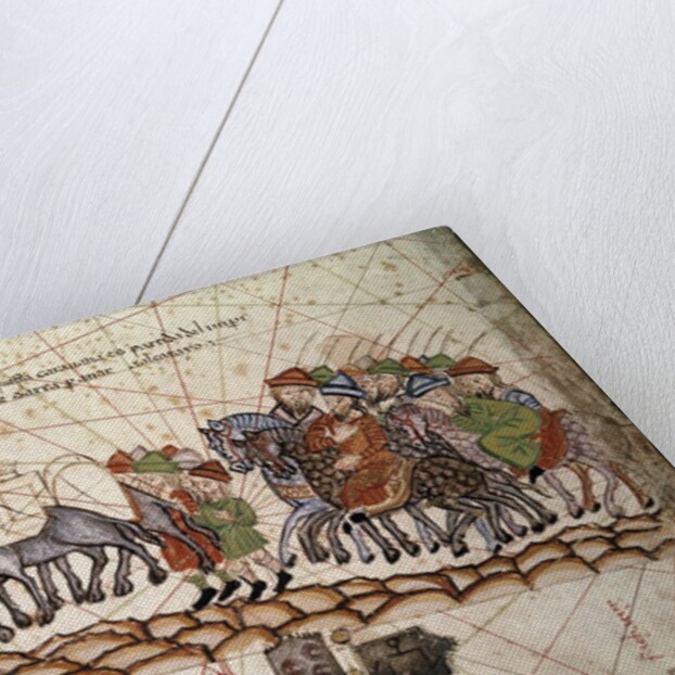 The silk road crossed by Marco Polo