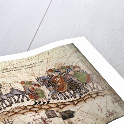 The silk road crossed by Marco Polo