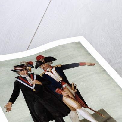 French Revolution: depiction of Jean Sylvain Bailly by Anonymous