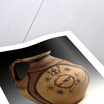 Sub-geometric bichrome jug, 5th century BC by Anonymous