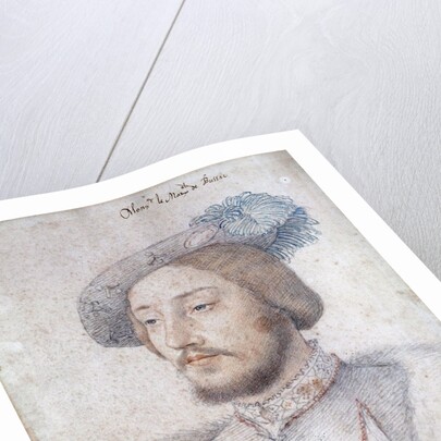 Portrait of Charles de Cosse, count of Brissac by Francois Clouet