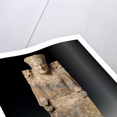 Statuette of an enthroned goddess, ca 550 BC by Anonymous