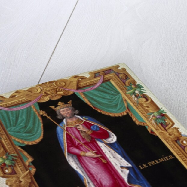Full-length portrait of King Philip I of France by Jean du Till