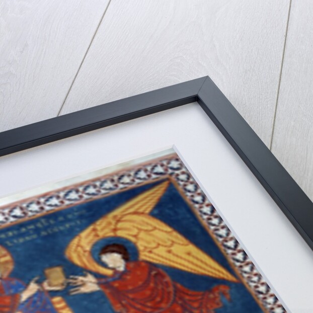 The Angel receiving the Book from the Lord and giving it to St. by Anonymous
