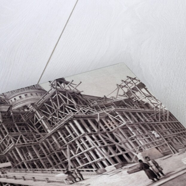 Construction of the church of the Winter Palace (St. Petersburg) by Anonymous