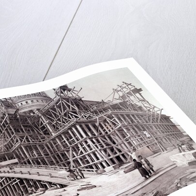 Construction of the church of the Winter Palace (St. Petersburg) by Anonymous
