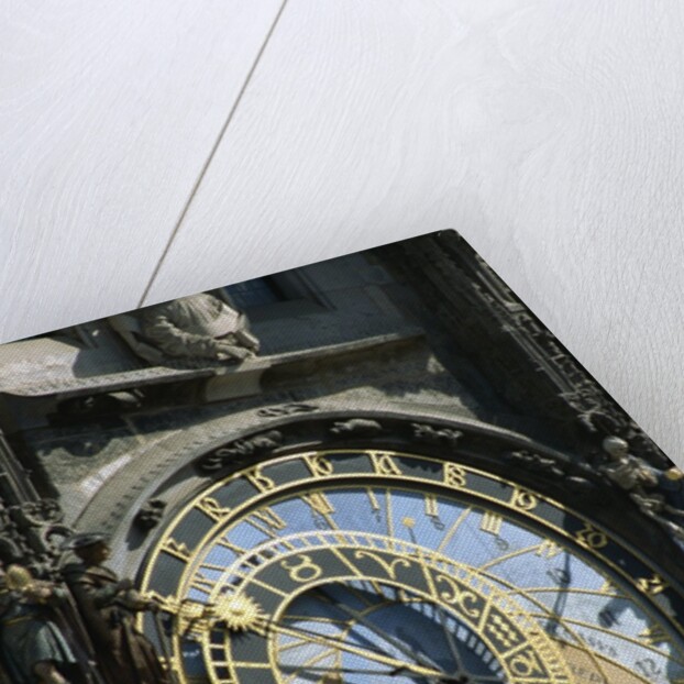 Old Town Hall Astronomical Clock, Prague, Czech Republic by Anonymous