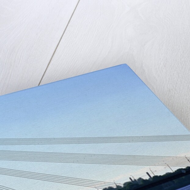 Vansu Bridge, Daugava River, Riga, Latvia by Anonymous