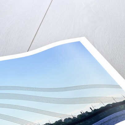 Vansu Bridge, Daugava River, Riga, Latvia by Anonymous