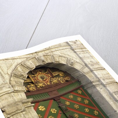Brotherhood of Blackheads Fraternity Hall Door, Old Town, Tallinn, Estonia by Anonymous