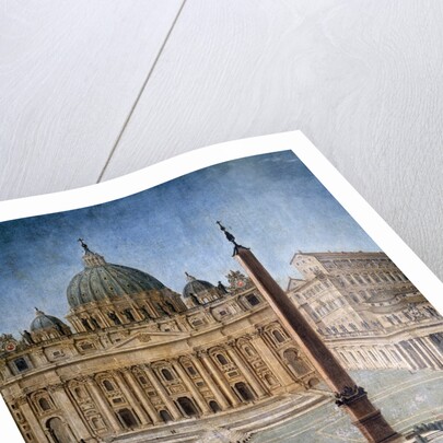 View of Saint Peter's Square in Rome by Anonymous