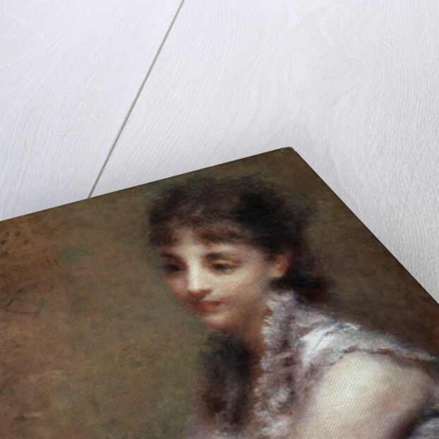 Portrait of Italian Countess Arrivabene by Daniele Ranzoni