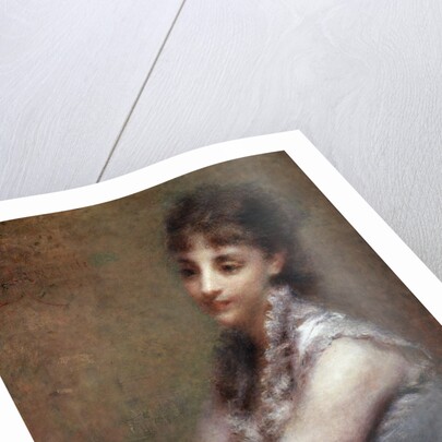 Portrait of Italian Countess Arrivabene by Daniele Ranzoni