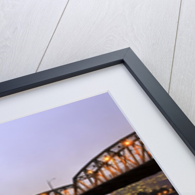 early morning Down Town Portland and Willamette River, Portland Oregon by Anonymous