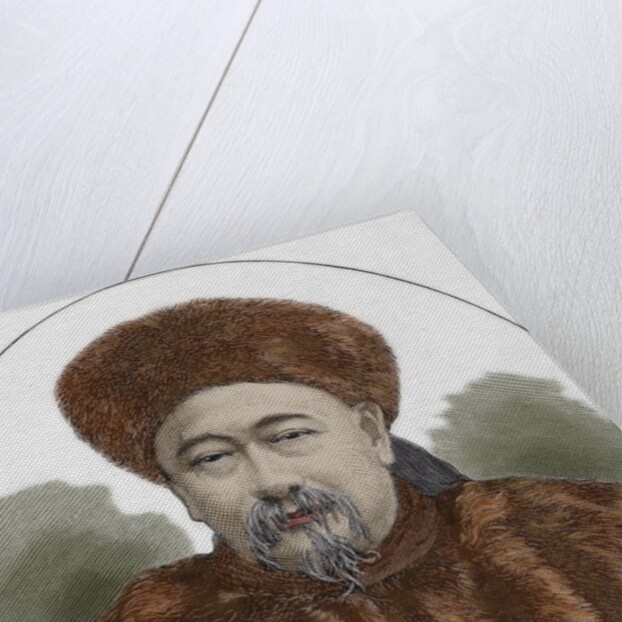 Guo Songtao (Kuo Ta-Jen) (1818-1891). Engraving. Colored. by Anonymous
