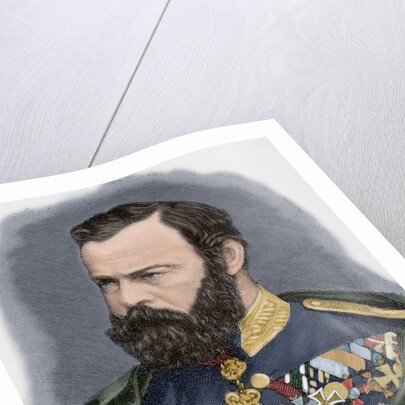 Prince Luitpold of Bavaria (1821-1912). Engraving. Colored. by Anonymous
