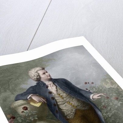 Portrait de Wolfgang Amadeus Mozart by Paul Barfus