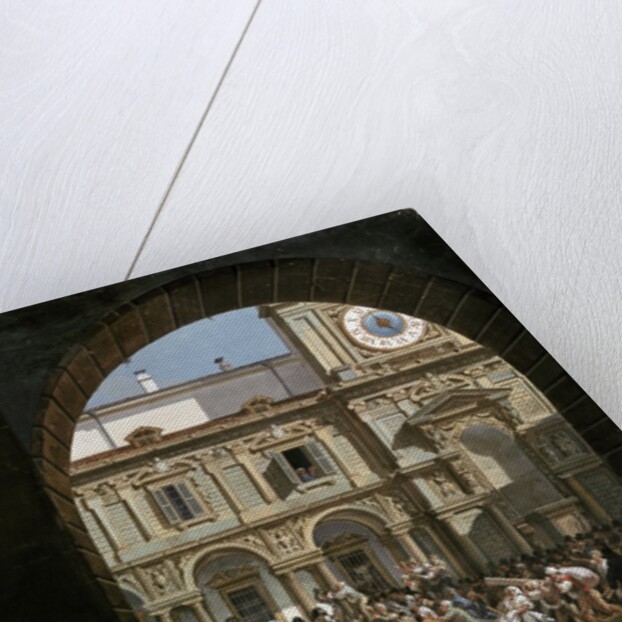 Domenico Pino speaks to the crowd in Milan, 1814 by Anonymous