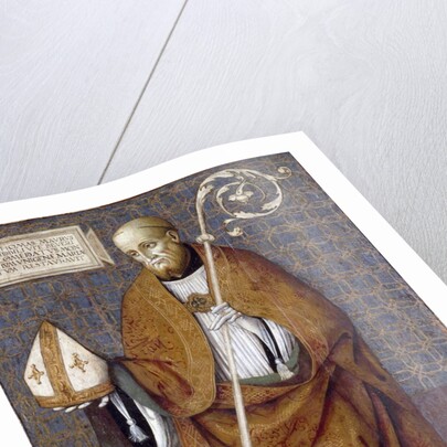 Portrait of the abbot Thomas of Maurienne by Cola dell' Amatri