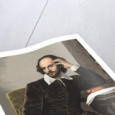 Portrait of the British playwright, William Shakespeare (1564-1616) by Anonymous