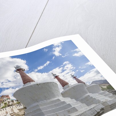 Stupa in the village near Thikse Monastery by Anonymous