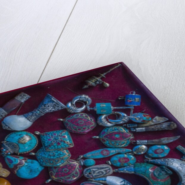 Alchi, souvenir market near the Monastery by Anonymous