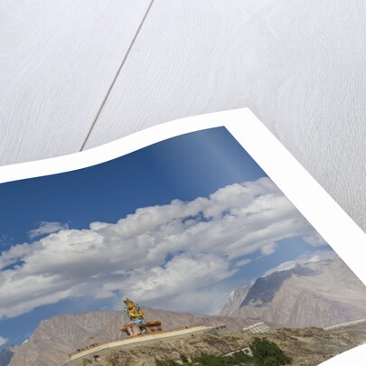 Diskit Monastery, the giant Buddha by Anonymous