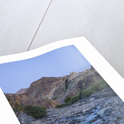 Diskit Monastery, the stream near the village by Corbis