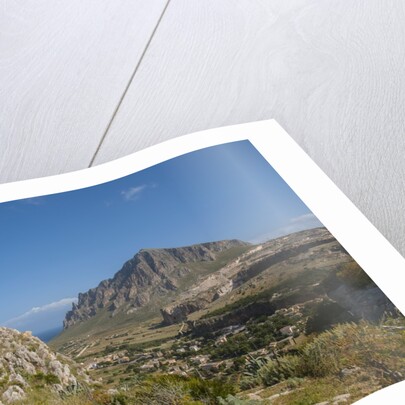 View of Custonaci and Monte Cofano by Anonymous